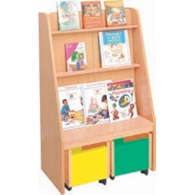 Nursery Series MJ100615 -  Εκθετήριο βιβλίων-Βιβλιοθήκη Μονής όψης με  ρά